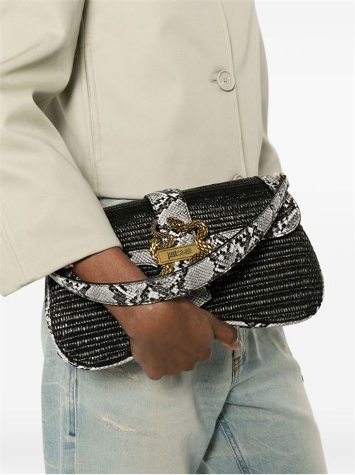 Borsa donna a spalla con fibbia logata JUST CAVALLI | 80RA4BA1ZSE06899